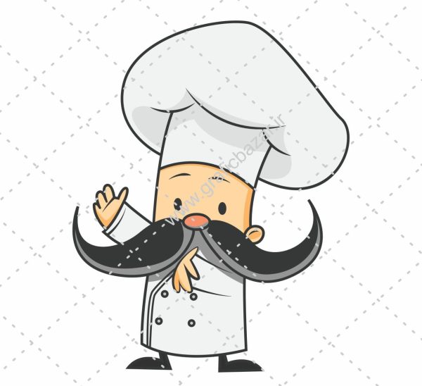 دانلود وکتور آشپز مرد
